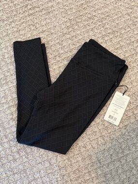 90 Degree By Reflex Black Waffle/BLK Leggings Tag